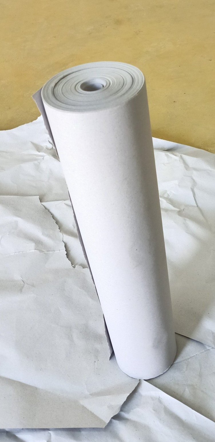 Plain white dining paper roll